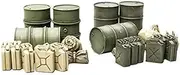 Tamiya Jerry Can and Oil Drum Model Kit Set