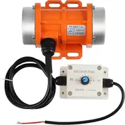 Vibrator Motor for Salt & Sand Spreader and Concrete Mixer 4000Rpm 60W DC12V Aluminum Alloy Case Concrete Vibrator Orange