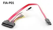 10 inch 7-Pin Data and 15-Pin Power Combo Cable w/ extra 2-Pin Housing, FIA-P01