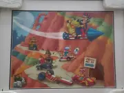 Wacky Racers L/T Animation 2024 Seriolithograph (Cliff Scene) Framed & Matted