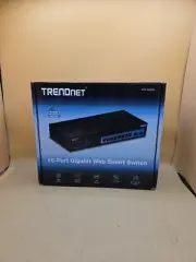 TRENDnet TEG-082WS 10-Port Gigabit Web Smart Switch Rack Mountable SFP Slots