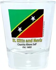 St.Kitts and Nevis Flag Shot Glass