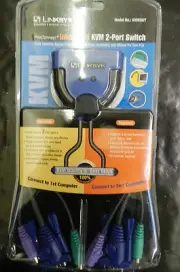 6FT KVM2KIT and Proconnect LINKSYS Integrated KVM 2- Port Switch