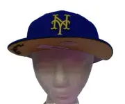 New York Mets Thank You Jackie Robinson 50th New Era 59Fifty Blue Hat 7-1/2