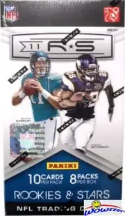 2011 Panini Rookie & Stars Football Factory Sealed Blaster Box-Look for AUTO!
