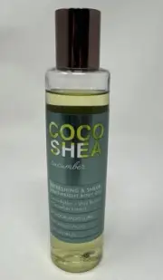 RARE Bath & Body Works Coco Shea Cucumber Refreshing & Sheer LightweightOil USED