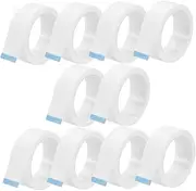 ERINGOGO 10Rolls Non Woven Eyelash Extension Tape Gentle Adhesive for Lash Extensions for Makeup Salons and Daily Use Eyelash Extensions Supplies