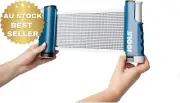 Retractable Ping Pong Net w/ Clamps 5.75ft Table Tennis Net Fits Up to 2" Table