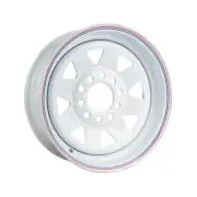 13" Sunraysia Steel Trailer Rim White Powder Coated Suit Multifit Ford & Holden