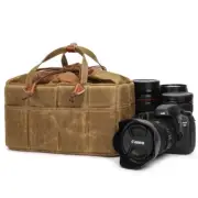 Canvas Camera Bag Insert Protective Case Organizer Dividers For Canon Nikon Sony