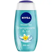 NIVEA Frangipani &Oil Shower Gel (250 mlX3)with Refreshing Scent of Frangipani