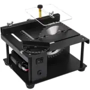 Household Electric Mini Table Bench Saw DIY Woodworking Cutting Machine + Blade