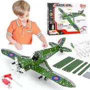 331 PCS STEM Project Building Toys for Kids, STEM Building Projects Model Airplane Set - Assembly Science Kit Educational Birthday Gift