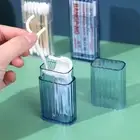 Toothpick Container Cotton Balls Dispenser Box Q-tip Holder Swab Canisters