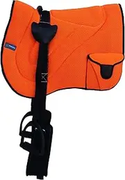 CHALLENGER Horse Neoprene Padded Anti-Slip Breathable Orange Bareback Saddle Pad 39194OR