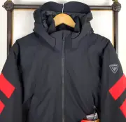 ROSSIGNOL NEW $350 Mens Sz Large Jacket Primaloft Black Insulated 20k Waterproof