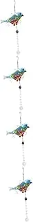 4pcs Blue Curtains Curtain Catcher Drops Bird Home Suncatchers Lighting Rear Casa Pendants Decoraciones Sun-Catcher Indoor View Decor Garden Ornament Rainbow Themed Lamp for Sun (Color : Bluex2pcs,