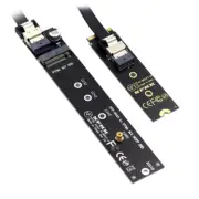 NGFF M-Key NVME Male to Female Extension Cable 40cm with SFF-8654 Connector