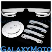 07-14 GMC Yukon+XL Chrome Lower Half Mirror+light+4 Door Handle no KH+GAS Cover