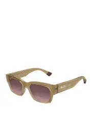 Maui Jim Kenui Rectangle Sunglasses, 53mm