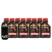 8L Motul 8100 X-CLEAN 5W40 Wix XP Filter Motor Oil Change Kit API SN