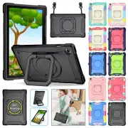 For Samsung Galaxy Tab A A7 Lite A8 S7 S8 Heavy Duty Stand Case Hard Cover Strap