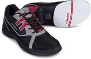 KR Strikeforce Ignite Black/Grey/Red Interchangeable Performance Men's Bowling Shoe with Interchangeable Slide Pad