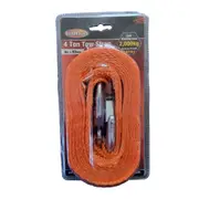 LoadMaster Tow Strap 4m 4 Ton Breaking Strain Metal Hooks