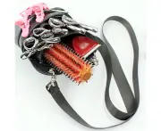 Scissors Pouch PU Leather Salon Barber Hairdressing Scissors Holster Hair Stylist Tools Bag