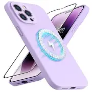 Compatible with MagSafe iPhone 14 Pro iPhone 14 Pro 6.1 inch Light Purple