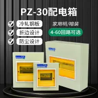 在飛比找樂天市場購物網優惠-家用PZ30配電箱回路強電箱電源表空氣開關盒子照明布線箱暗裝