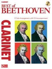 Best of Beethoven for Clarinet Solo Classical Sheet Music Play-Along Book CD