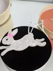 Erstwilder Marshmallow The White Rabbit Bunny Resin Brooch-Fan Favourites 2020