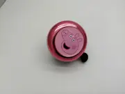 XYC Aluminum bicycle bell, the loud and clear sound of the bicycle - pink pig peppa (send frog light + tools) (two)