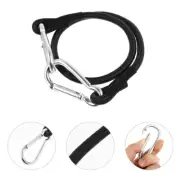 6 Pcs Elastic Storage Rope Carabiner Luggage Bungee Strap Straps Cords