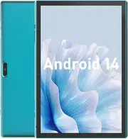 [ZZB] 10 inch Android 14 Tablet PC, 10.1" Android Tablets, DDR4 6GB RAM 32GB ROM 2MP+8MP Dual Camera, WiFi-6 Bluetooth 1TB Expand IPS Full HD Display Tab, 6000mAh Battery Powerful Performance Tablet.