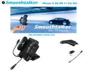 Apple iPhone 11 X XS XR Pro Max Smoothtalker Cradle Car Kit Dash Antenna