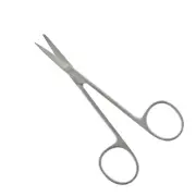 Knapp-Iris Scissors, 4", Curved, Sharp/Blunt Tips, Premium German Stainless