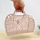 Foldable Home Organizer Washing Storage Basket Women Bath Basket Laundry Basket