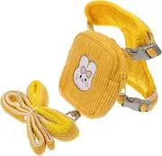 Pet Harness Backpack Vest Design for Small Dogs Outdoor Activity Easy Off Pet Supplies