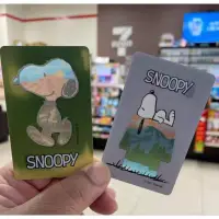 在飛比找蝦皮購物優惠-SNOOPY 透明一卡通 棒棒日  雙面 泡泡造型一卡通 /