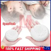 2pcs Portable White Noise Machine 10 Natural Soothing Sound Speaker Rechargeable