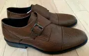 Unlisted by Kenneth Cole Design 30134 Men Shoes (BROWN) Size 8.5 M-FREE SHIPPING