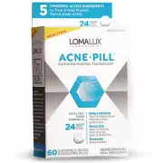 Acne Pill Chewable Quick Dissolve 60 Ct By Loma Lux