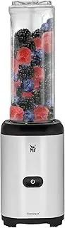 WMF Kult X Mix & Go Mini Smoothie Maker, Standmixer, Blender elektrisch, Shake Mixer 300 Watt, Tritan-Kunststoff Flasche