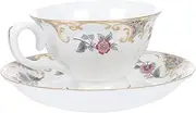 Alipis 1 Set Coffee Set Water Glasses Espresso Cups Coffee Mugs Turkish Tea Cups Mocha Cup Fine Bone China Tea Cup Drinking Cup Coffee Cup with Saucer Water Cup Ceramics