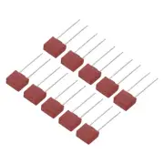15Pcs DIP Mounted Miniature Square Slow Blow Micro Fuse, 1.6A 250V, Red