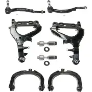 8pc Front Upper & Lower Control Arm Tie Rod End Kit For Trailblazer SSR Envoy XL (for: Saab)