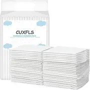 CUXFLS 20 Pack Super Absorbent Soft Pet Training & Dog Urine Pad 35x25 Inch, Travel & Home Use for Puppy Leakage Resistant Urine Pad (White)