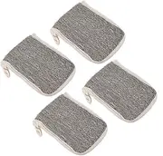 Happyyami 4Pcs Durable Soap Pouch Exfoliating Bathing Mesh Bag for Shower Foaming Net for Soap Makers Lightweight Portable for Skin